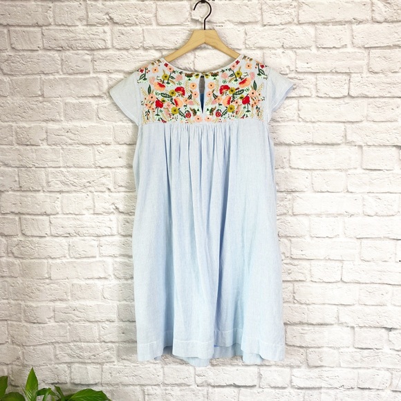 Anthropologie Maeve Chrissy Embroidered Dress - Picture 7 of 9